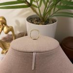 Sterling Silver SIZE 6 18kt Gold Plated 925  Stackable Dazzling Pink Cubic Zirconia Ring Photo 4