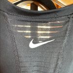 Nike Pro Dri-Fit Black Sleeveless Zip-Up Crop Top Size Small Photo 5