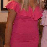 The Vintage Shop Hot Pink Dress With Ruffle Photo 4