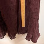 Roolee  Mom 100% Linen Crinkle Dress with front pockets size small Photo 11