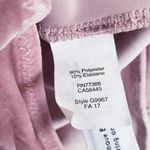 Madewell  Pink Velvet Long Sleeve Wrap Bodysuit Photo 5