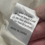 Mia Joy Dress Womens Medium Ruffle Cream Long Sleeve Stretch Joyfolie Lined Photo 4