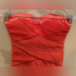 Daisy Coral Strapless Tube Top Mini Short Dress Women's Sz Medium Pink Photo 2