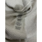 Womans Villa Milano Ivory Silver Long Sleeve Pullover Oversized Sweater XL Photo 3