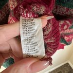 Lacoste Vintage Striped Sweater Sz 5 Christmas Alpaca Wool Blend Photo 3