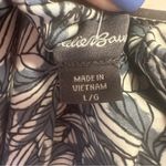 Eddie Bauer  Womens Harmony Athletic Dress Blue/Gray White Tropical Leaf Print L Photo 6