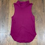 Free People  Mock Neck Sleeveless Top in Plum Photo 0