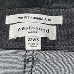 Westbound Woman’s  Distressed Skinny Gray Jeans Size 22S Photo 6