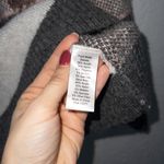 Evri New Gray Checked Boxy Acrylic Blend Sweater Size 2X Photo 3