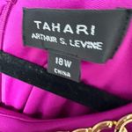 Elie Tahari Women's Plus 18 Pink 3/4 Sleeve Knee Length Dress Formal Photo 3