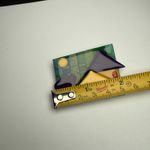 Kitty Cat In Front Of House Signed House Pins By Lucinda Brooch Pin Handcrafted Photo 3