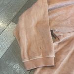 Aerie  Loungewear Orange Velour Oversized Fit Crewneck Sweatshirt. Photo 2