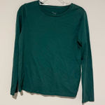 A New Day A‎ new day crew neck long sleeve t shirt green size XS Photo 0
