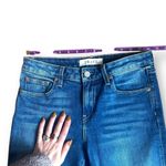 Trave Bradshaw Low Rise Slim Crop Jeans in Sweet Emotion Size 28 Frayed Hem Blue Photo 10