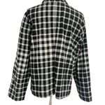 Habitat  Size Large  Top Blouse Plaid Button Down Collared Art to Wear Photo 3