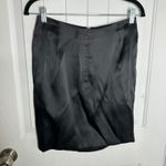 Jil Sander  black satin‎ 2 piece skirt suits sz 38 blazer quiet luxury minimalist Photo 10