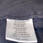 Joseph A black cotton/ spandex ruffle neck line sleeveless blouse. Size large. Photo 5