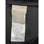 CHICO'S Holiday Velvet Black Sequins & Panne Tapered Ankle Pants, Size .5 (6) Photo 4