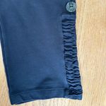 Soft Surroundings  Shorewood Pull On Tapered Crop Ruched Pants Size Large Black Photo 8