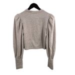 Bershka ‎ Oatmeal Rib Knit Cropped Sweater Small Photo 2