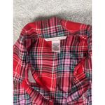 Victoria's Secret Flannel Tartan 2 Piece Pajama Set Large Red Pink Christmas Photo 2