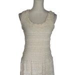 Max Studio Sophie FelicIe Textured Lace Tiered Dress M Stretchy Cottage Core Photo 2