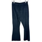 Aerie NWT Black Corded Velour Elastic Waist High Rise Pull On Flare Pant Size ST Photo 1