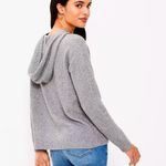 Lou & grey LOFT  Dog Mama Gray Hoodie Sweater Size Small Photo 3