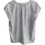 Hilary Radley Black and White Printed Blouse – Size L Photo 3