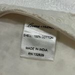 Lovers + Friends Cream Eyelet Ruffle Hem Mini Skirt Size M Photo 3