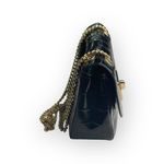 Coach  ❀ Cassidy Crocodile Turnlock Embossed Crossbody Bag Handbag ❀ Black Gold Photo 7