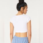 Gilly Hicks RIBBED SEAMLESS FABRIC CINCHED TOP White Size cds Photo 2