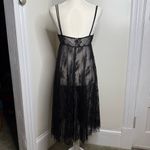 Only Hearts Vintage  NYC Helena Stuart Sheer Black Lace Negligee Lingerie Medium Photo 5