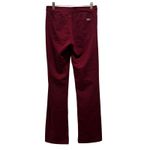 FIGS  Technical Collection Womens Livingston Wide Leg Burgundy Scrub Pants XS Photo 2