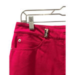 St. John Sport NWT Magenta Casual Women's Pants Size 8 Straight Leg Pink Cotton Photo 3