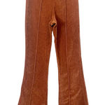 love on a hanger  Rust Velvet Flare Pull On Pants Size Medium Photo 0