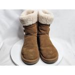 Koolaburra by Ugg  Sulana Short Shearling Chestnut Boots Buckles Women’s Size 9 Photo 2