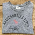 Abercrombie & Fitch Women’s Small Gray Cotton Graphic Tee Photo 0