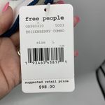 Free People  Size L Jacket Windbreaker Highline Bomber Color Block Long Sleeve Photo 4