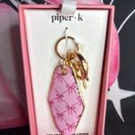 Piper K Pink Bow Coquette Key Chain & Bag Charm Photo 0