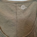 J.Crew  vintage cotton scoop neck tank top olive Photo 2