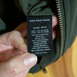 Who What Wear Green Oversized Bomber Jacket Photo 3