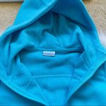 Columbia Women's Thermal Coil Zip-Up Hooded Fleece Jacket Turquoise size XS Photo 7