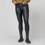 Spanx Faux Leather Moto Leggings Black Full Length Shaping Legging Size XS Photo 1