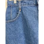 Lee Vintage  Denim Midi Maxi Skirt 100% Cotton 14 Med USA Pockets Modest Church Photo 2