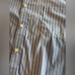 Van Heusen  Blue and White Striped Oversized Button Down Shirt‎ Size XXL Men’s Photo 3