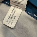 Alo Yoga Alo Black & Turquoise Blue Bra Tank size Medium Photo 6