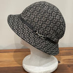 Coach  Vintage Y2K Signature CC Monogram Bucket Hat Size Medium/Large Photo 0