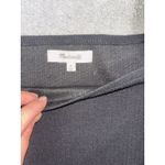 Madewell Crepe Square Neck Puff Sleeve Top Size Medium Black Photo 3