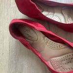 Dexflex Comfort Ballet Flats Women's 6.5 Red Suede Photo 4